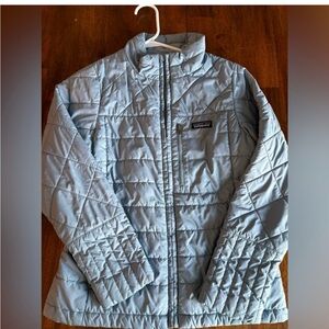Patagonia Kids Sky Blue Quilted Puffer Jacket